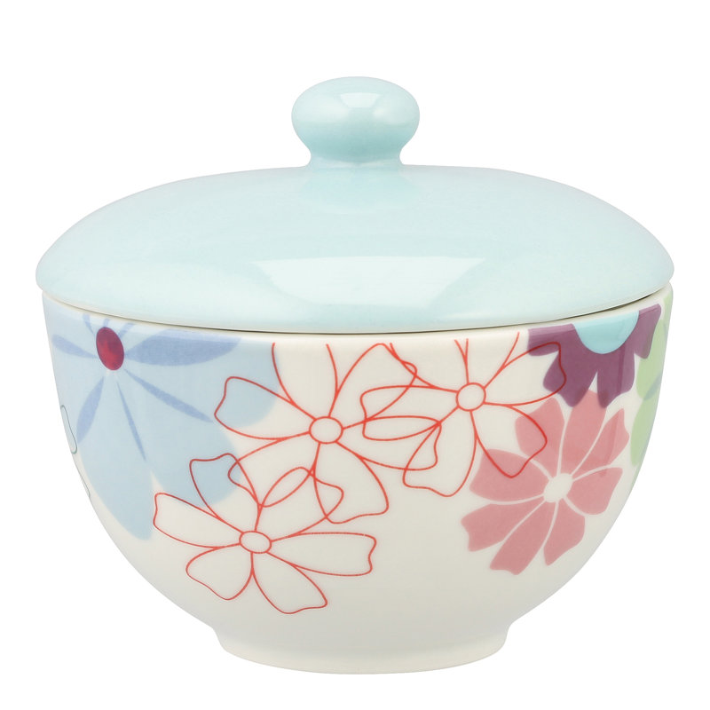 Portmeirion Crazy Daisy 255g Sugar Bowl with Lid Wayfair.co.uk